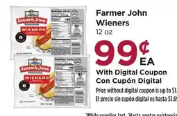 Food 4 Less Farmer John Wieners offer
