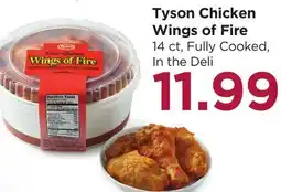 Food 4 Less Tyson Chicken Wings of Fire offer