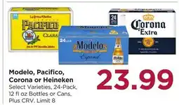 Food 4 Less Modelo, Pacifico, Corona or Heineken offer
