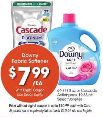 Ralphs Downy Fabric Softener offer