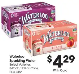Ralphs Waterloo Sparkling Water offer