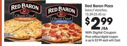 Ralphs Red Baron Pizza offer