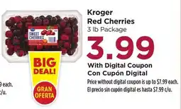 Food 4 Less Kroger Red Cherries offer
