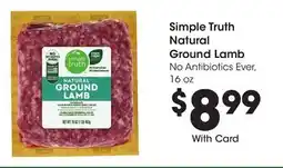 Ralphs Simple Truth Natural Ground Lamb offer