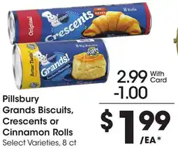 Ralphs Pillsbury Grands Biscuits, Crescents or Cinnamon Rolls offer
