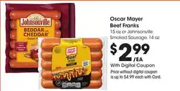 Ralphs Oscar Mayer Beef Franks offer