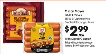 Ralphs Oscar Mayer Beef Franks offer