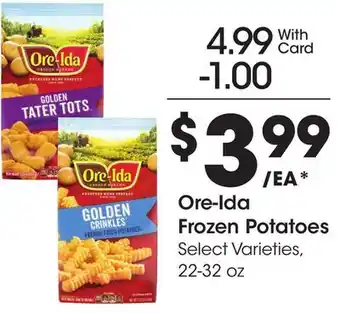 Ralphs Ore-Ida Frozen Potatoes offer