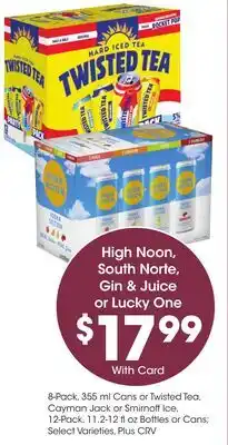 Ralphs High Noon, South Norte, Gin & Juice or Lucky One offer
