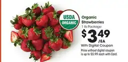 Ralphs Organic Strawberries offer