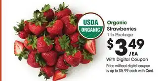 Ralphs Organic Strawberries offer