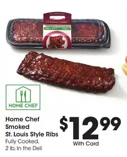 Ralphs Home Chef Smoked St. Louis Style Ribs offer