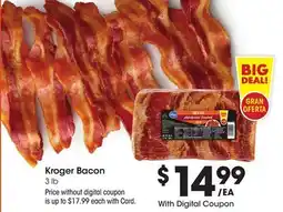 Ralphs Kroger Bacon offer