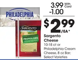 Ralphs Sargento Cheese offer