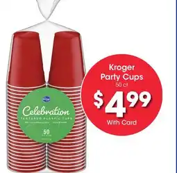 Ralphs Kroger Party Cups offer