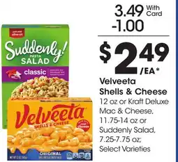 Ralphs Velveeta Shells & Cheese offer