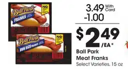 Ralphs Ball Park Meat Franks offer