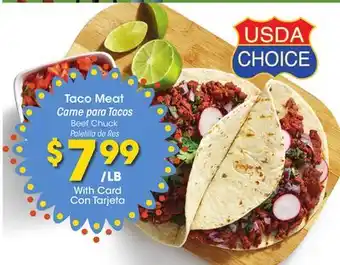 Ralphs Taco Meat Beef Chuck offer