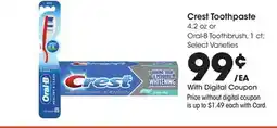 Ralphs Crest Toothpaste offer