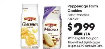 Ralphs Pepperidge Farm Cookies offer