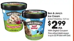 Ralphs Ben & Jerry's Ice Cream offer