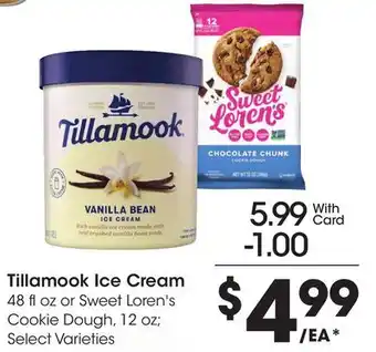 Ralphs Tillamook Ice Cream offer
