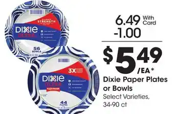Ralphs Dixie Paper Plates or Bowls offer