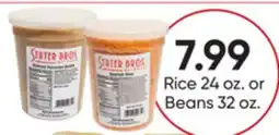 Stater Bros Rice 24 oz. or Beans 32 oz offer