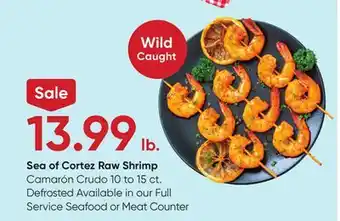 Stater Bros Sea of Cortez Raw Shrimp offer