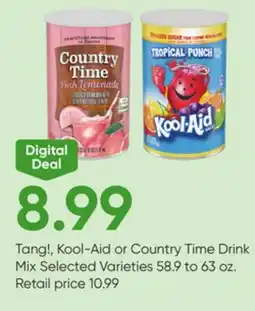 Stater Bros Tang!, Kool-Aid or Country Time Drink Mix offer