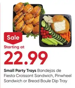 Stater Bros Small Party Trays offer
