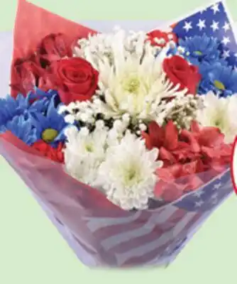 Stater Bros Fresh Cut Patriotic Bouquet offer