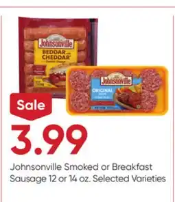 Stater Bros Johnsonville Smoked or Breakfast Sausage offer