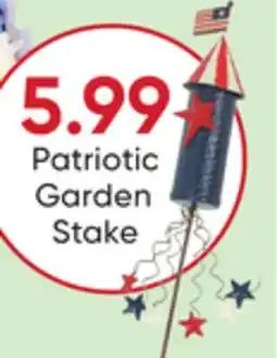 Stater Bros Patriotic Garden Stake offer