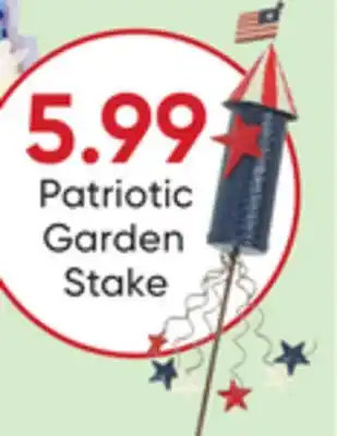 Stater Bros Patriotic Garden Stake offer
