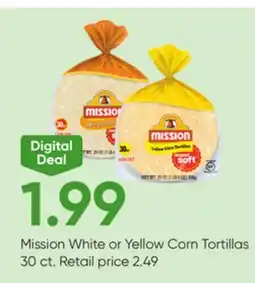 Stater Bros Mission White or Yellow Corn Tortillas offer