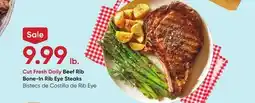 Stater Bros Beef Rib Bone-In Rib Eye Steaks offer