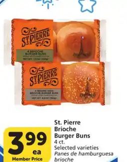 Vons St. Pierre Brioche Burger Buns offer