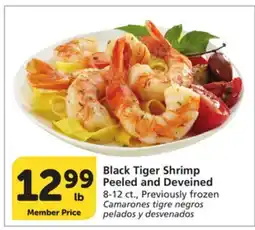 Vons Black Tiger Shrimp Peeled and Deveined offer