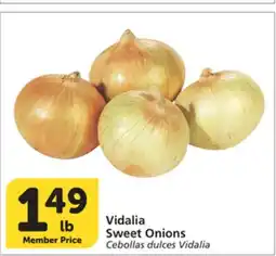Vons Vidalia Sweet Onions offer