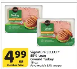 Albertsons Signature SELECT 85% Lean Ground Turkey offer