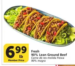 Albertsons Fresh 90% Lean Ground Beef offer