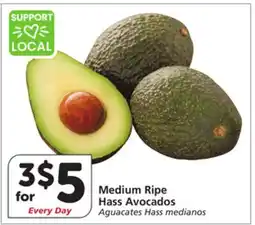 Albertsons Medium Ripe Hass Avocados offer