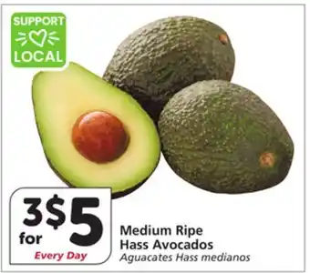 Albertsons Medium Ripe Hass Avocados offer