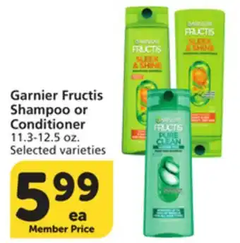 Albertsons Garnier Fructis Shampoo or Conditioner offer