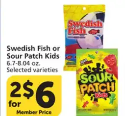 Albertsons Swedish Fish or Sour Patch Kids offer
