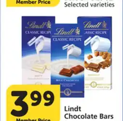 Albertsons Lindt Chocolate Bars offer