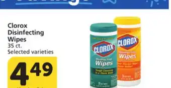 Albertsons Clorox Disinfecting Wipes offer