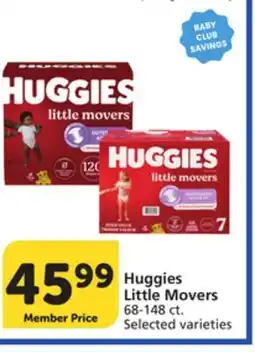 Albertsons Huggies Little Movers offer