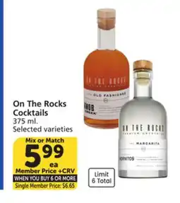 Albertsons On The Rocks Cocktails offer